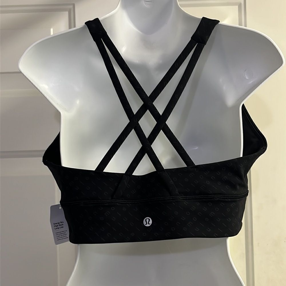 Lululemon Black Energy HighNeck Long Line w/ Lululemon Design & Razorback Bra-12 - Picture 6 of 16